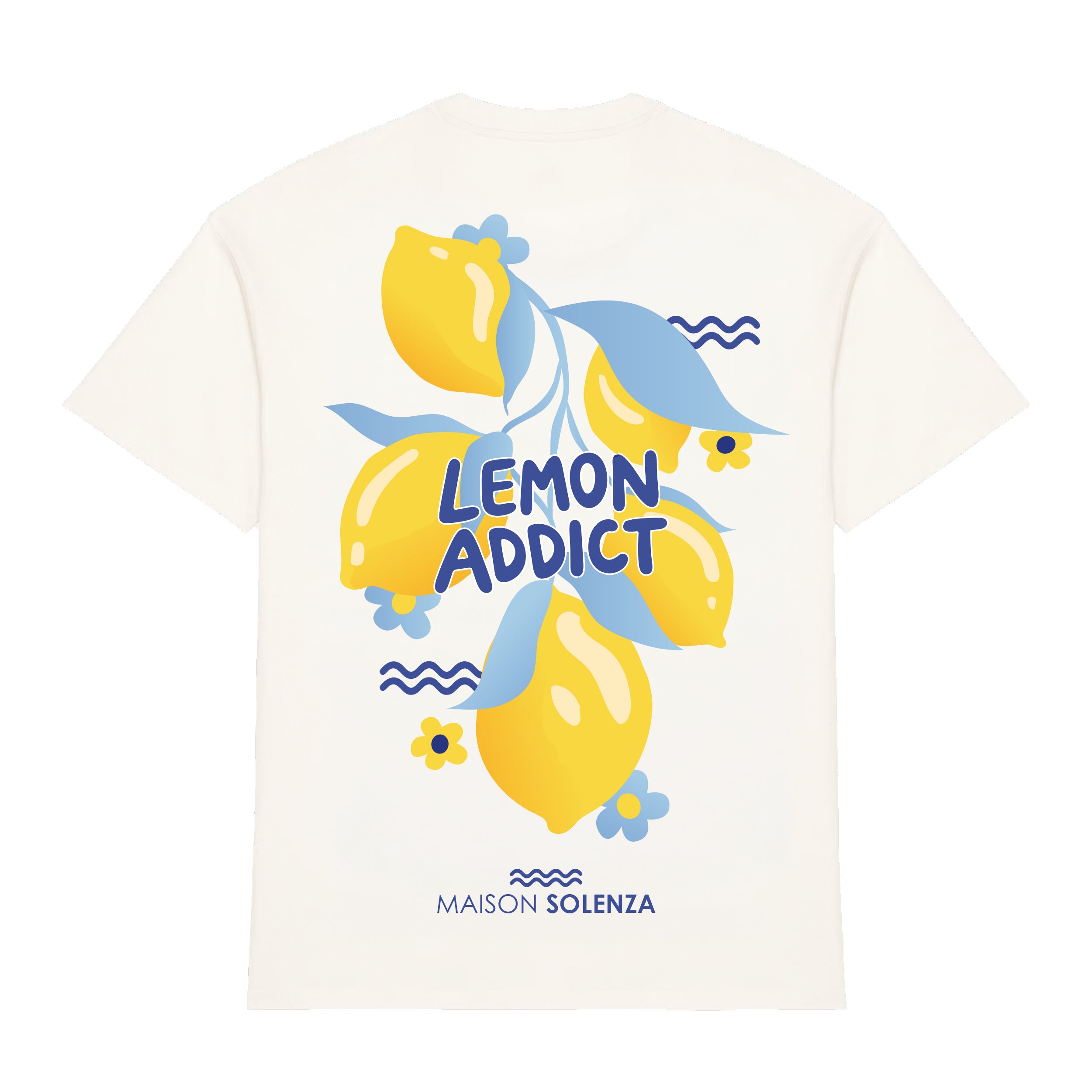 T-shirt Ivoire unisexe Lemon Addict