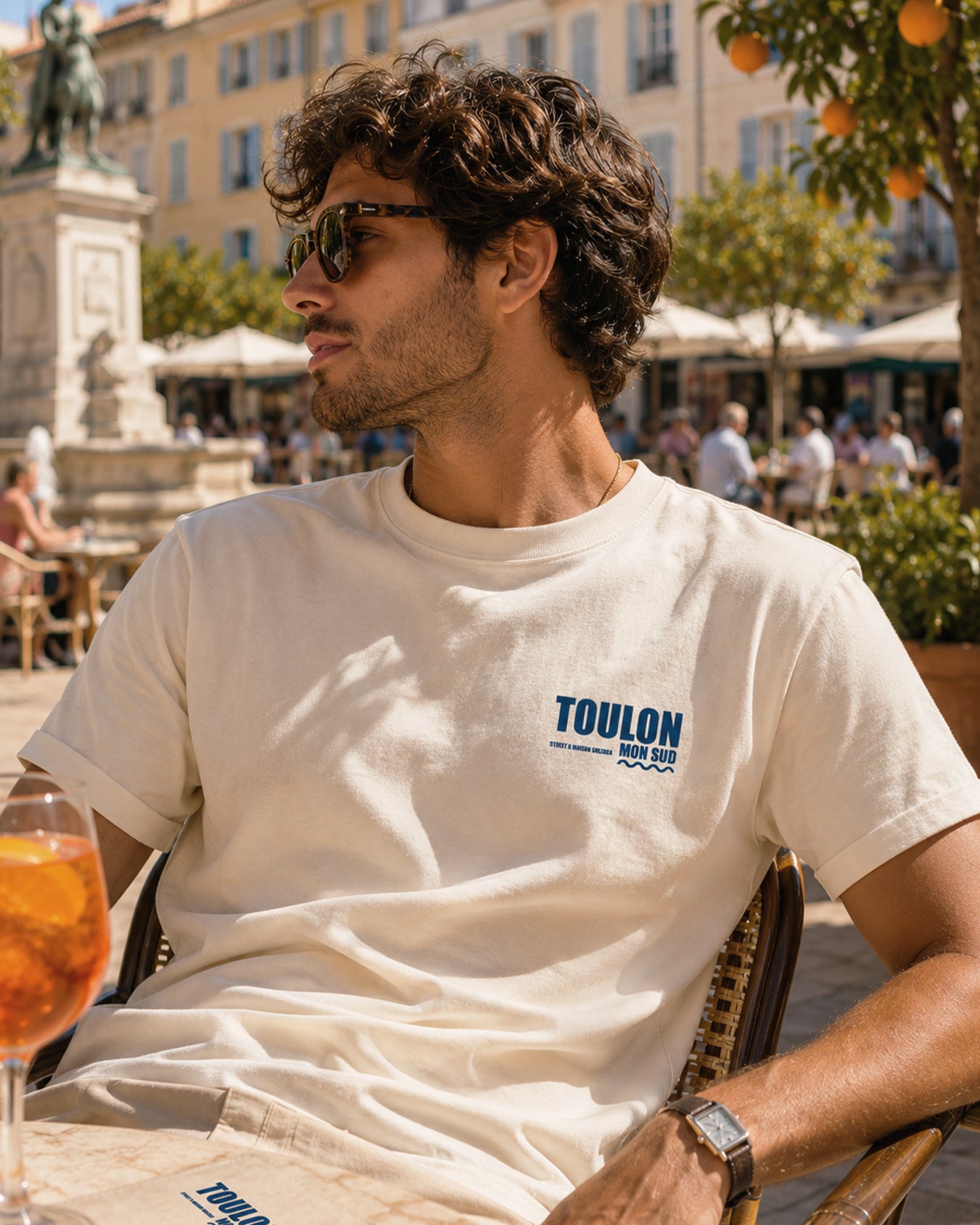 T-shirt Toulon Mon Sud ivoire Unisexe
