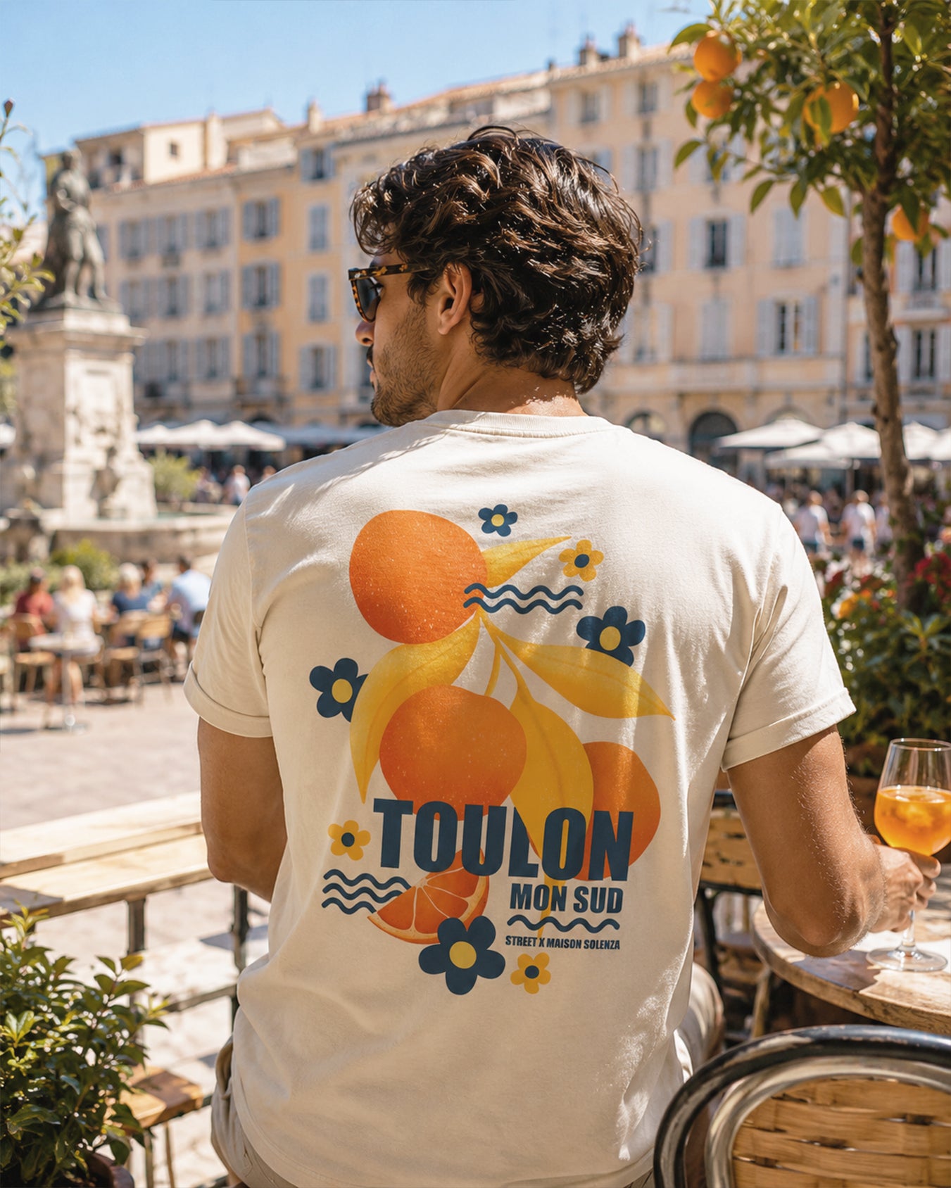 T-shirt Toulon Mon Sud ivoire Unisexe