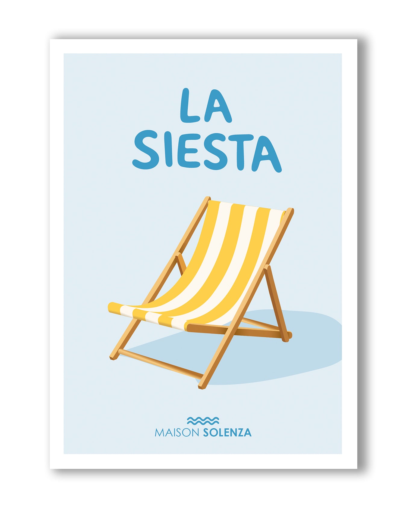 Affiche La Siesta 50x70 cm